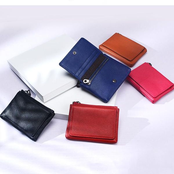 wallets leather card case coin purse soft layer compact mini short women's wallet bag, Red;black
wallets leather card case coin purse soft layer compact mini short women's wallet bag, Red;black