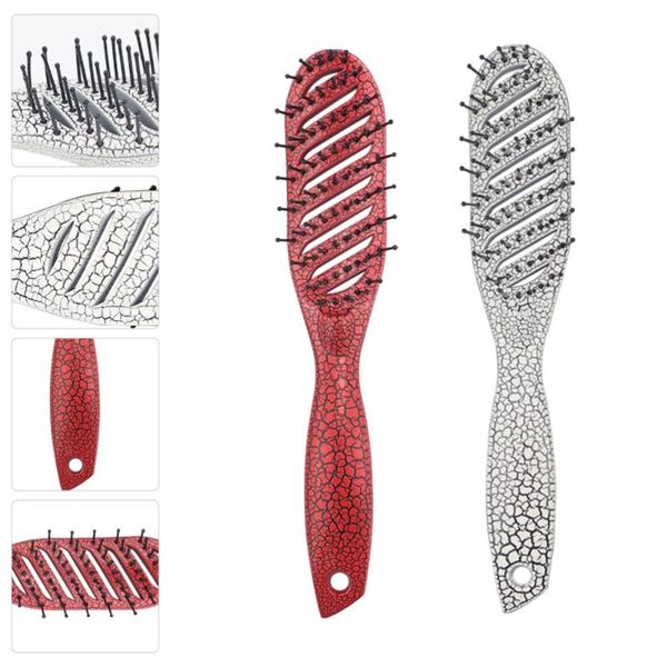 2pcs household detangling hair comb salon hairdressing straight curly brushes, Silver
2pcs household detangling hair comb salon hairdressing straight curly brushes, Silver