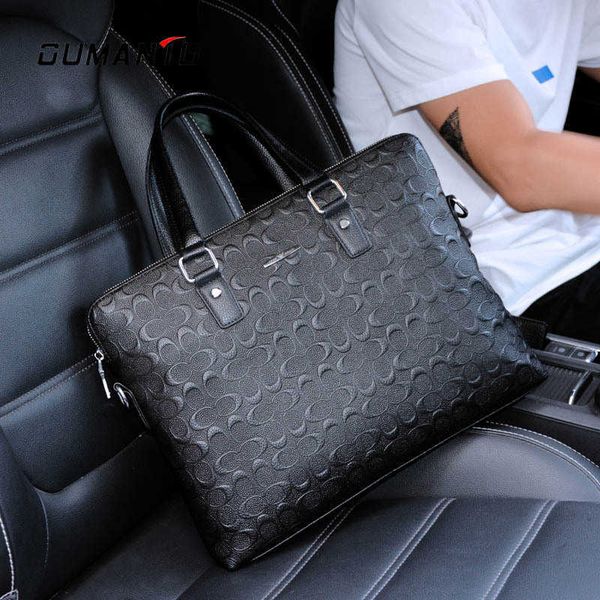 2021 men's handbag leather horizontal style briefcase office bag leisure business document bag
2021 men's handbag leather horizontal style briefcase office bag leisure business document bag