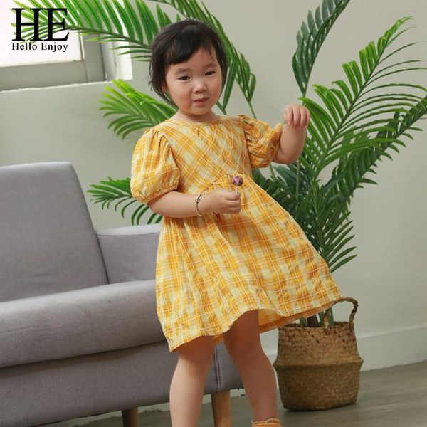 hello enjoy summer baby girl dress casual plaid short sleeve dresses clothes elegant children clothing kid girl's, Red;yellow
hello enjoy summer baby girl dress casual plaid short sleeve dresses clothes elegant children clothing kid girl's, Red;yellow