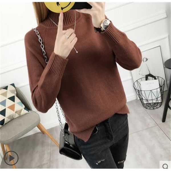 women's sweaters fdfklak korean style pullover sweater women warm autumn winter sweter knitted pull loose turtleneck sweaters jersey mu, White;black
women's sweaters fdfklak korean style pullover sweater women warm autumn winter sweter knitted pull loose turtleneck sweaters jersey mu, White;black