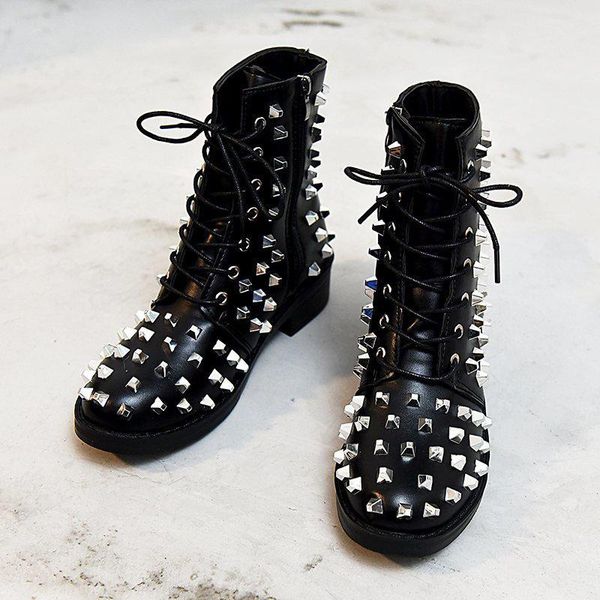 boots women rivet ankle crystal fashion punk short 2021 platform ladies pu leather zippers female shoes, Black
boots women rivet ankle crystal fashion punk short 2021 platform ladies pu leather zippers female shoes, Black