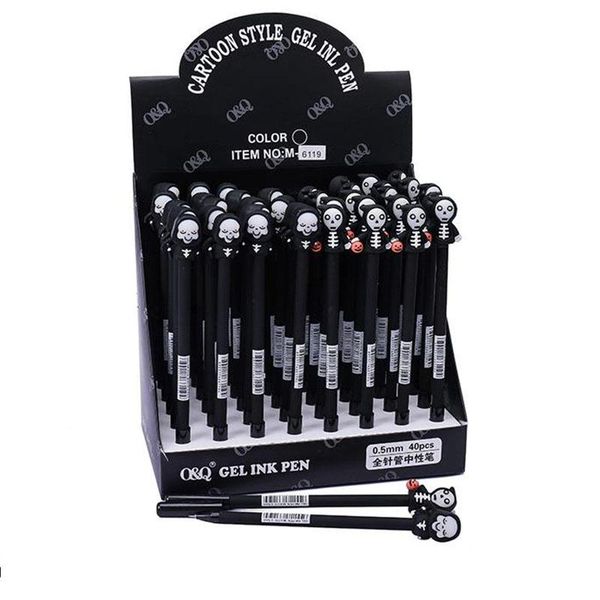 gel pens 40 pcs/lot creative skull pen cute 0.5mm black ink signature promotional gift office school supplies
gel pens 40 pcs/lot creative skull pen cute 0.5mm black ink signature promotional gift office school supplies