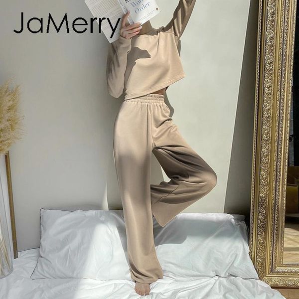 women's tracksuits jamerry solid color casual two piece loose suit daily home style long sleeve autumn 2021, Gray
women's tracksuits jamerry solid color casual two piece loose suit daily home style long sleeve autumn 2021, Gray