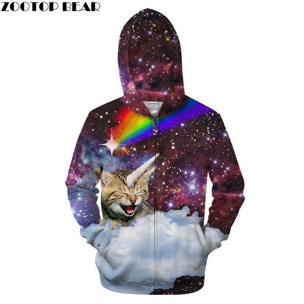 women's hoodies & sweatshirts galaxy cat zipper hoodie men women funny 3d hoody fashion streetwear male tracksuits brand jacket, Black
women's hoodies & sweatshirts galaxy cat zipper hoodie men women funny 3d hoody fashion streetwear male tracksuits brand jacket, Black