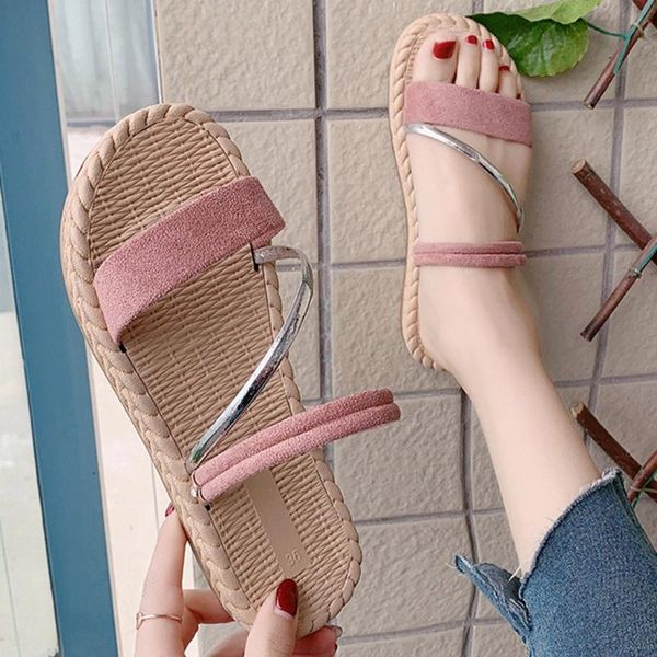 slippers summer women's large size woven flat shoes 2021 fashion bottom outdoor sandals non-slip beach #0718, Black
slippers summer women's large size woven flat shoes 2021 fashion bottom outdoor sandals non-slip beach #0718, Black