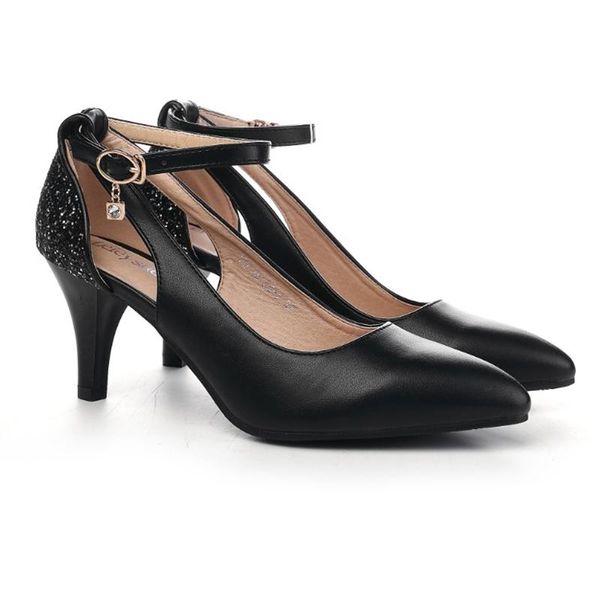 dress shoes single female fine high heels pointed head 2021 professional etiquette stewardess shallow mouth women's, Black
dress shoes single female fine high heels pointed head 2021 professional etiquette stewardess shallow mouth women's, Black