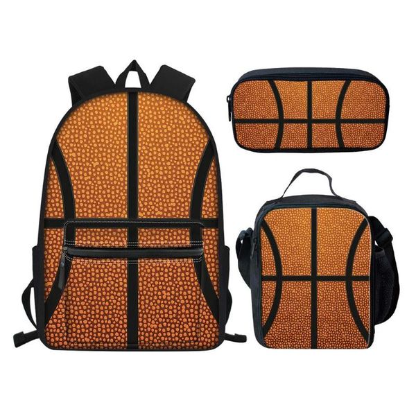 school bags 16 inch 3 pcs/set basketball backpack kids boys girls shoulder student daily travel knapsack college mochila
school bags 16 inch 3 pcs/set basketball backpack kids boys girls shoulder student daily travel knapsack college mochila