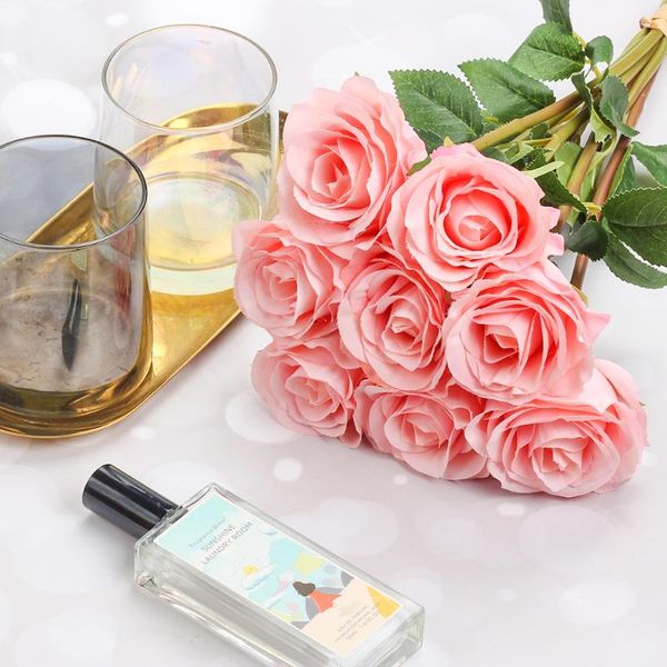 bouquet 8 heads silk rose home decoration accessories wedding party fake flowers diy craft artificial roses decorative & wreaths
bouquet 8 heads silk rose home decoration accessories wedding party fake flowers diy craft artificial roses decorative & wreaths