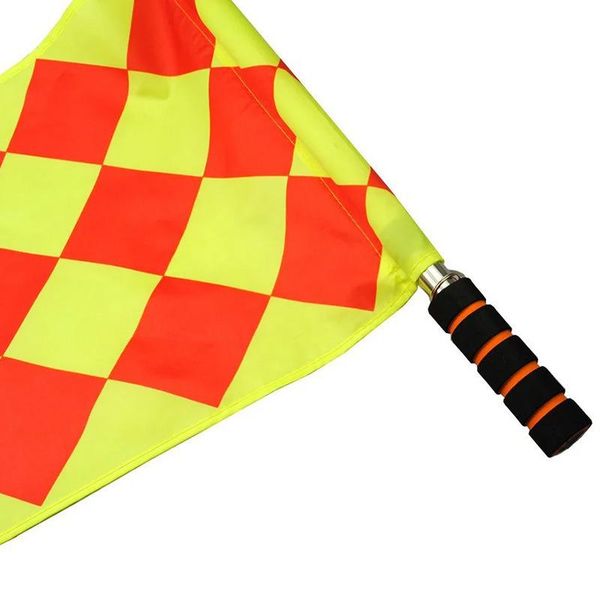 2pcs track field competition special command hand flag linesman bandiera per guardalinee football referee back support, Black;blue
2pcs track field competition special command hand flag linesman bandiera per guardalinee football referee back support, Black;blue