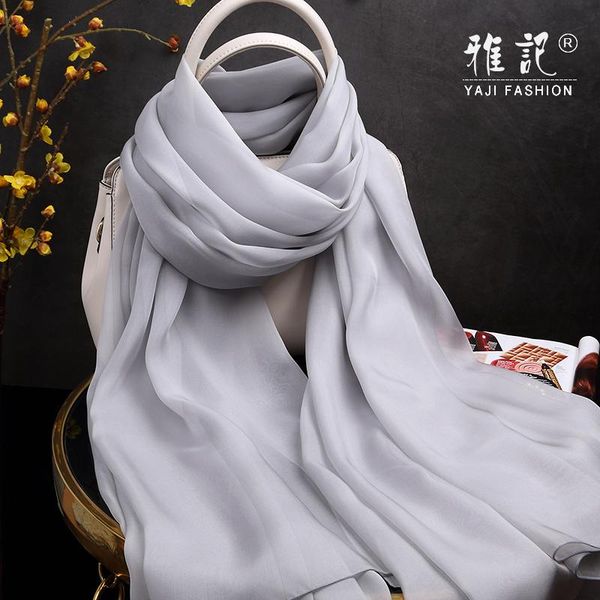 light gray silk scarf women long plain solid soft spring hangzhou elegant 100% shawl autumn winter summer scarves, Blue;gray
light gray silk scarf women long plain solid soft spring hangzhou elegant 100% shawl autumn winter summer scarves, Blue;gray