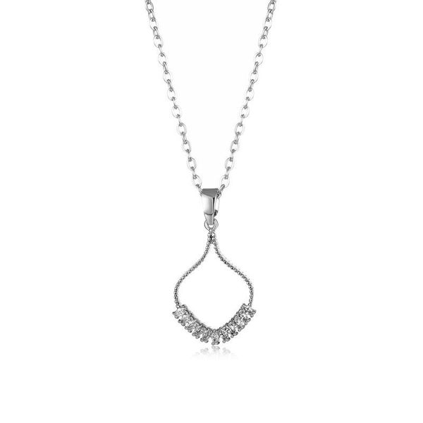 pendant necklaces arrival jewelry cute stainless steel small women's zircon micro inlaid hollow hanging clavicle party necklace for wom, Silver
pendant necklaces arrival jewelry cute stainless steel small women's zircon micro inlaid hollow hanging clavicle party necklace for wom, Silver