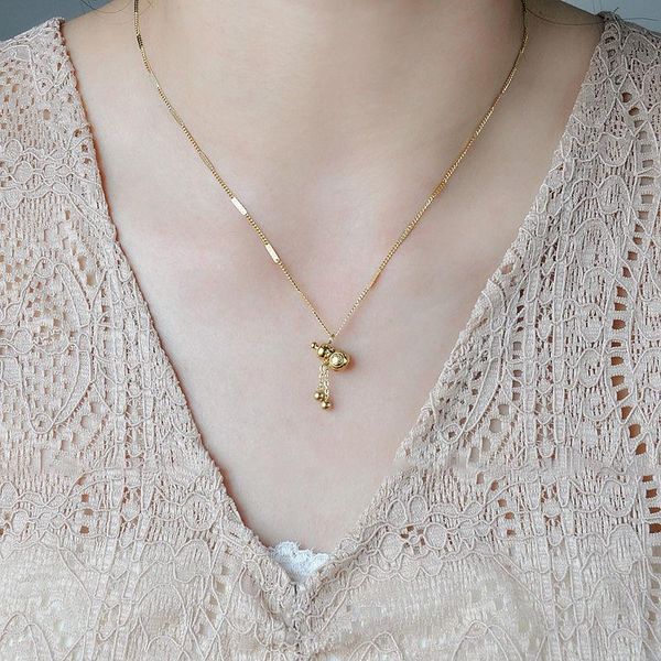 chains gold s925 silver shine beautiful small gourd female brief paragraph sweater necklace chain ins contracted joker
chains gold s925 silver shine beautiful small gourd female brief paragraph sweater necklace chain ins contracted joker