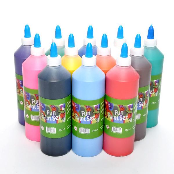 gift sets 12 colors 500ml/bottle gouache paint washable pigment for children's handmade diy graffiti finger painting art creation suppli 
gift sets 12 colors 500ml/bottle gouache paint washable pigment for children's handmade diy graffiti finger painting art creation suppli