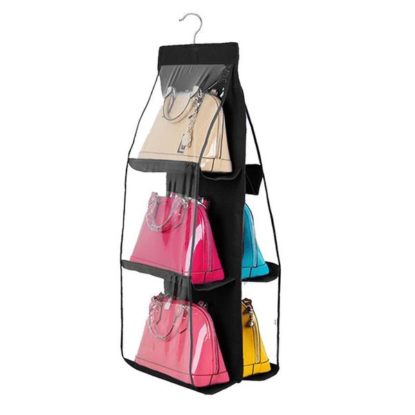 storage bags wardrobe transparent bag 6 pocket hanging handbag organizer door wall clear sundry shoe with hanger pouch
storage bags wardrobe transparent bag 6 pocket hanging handbag organizer door wall clear sundry shoe with hanger pouch
