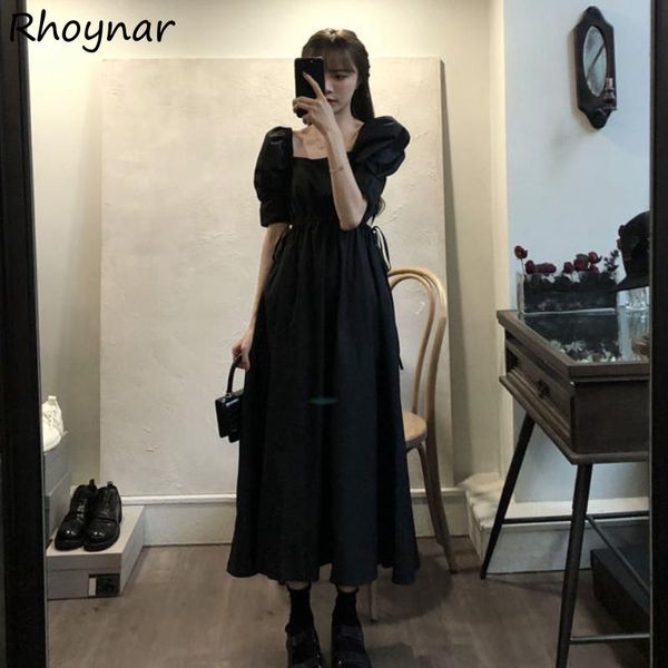 casual dresses women dress summer hollow out elegant french style vintage mid-calf fashion puff sleeve square collar party female maiden, Black;gray
casual dresses women dress summer hollow out elegant french style vintage mid-calf fashion puff sleeve square collar party female maiden, Black;gray