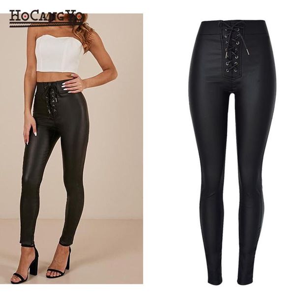 women's jeans fashion women high waist pants slim elastic pu leather coated trousers drawstring pencil pant, Blue
women's jeans fashion women high waist pants slim elastic pu leather coated trousers drawstring pencil pant, Blue