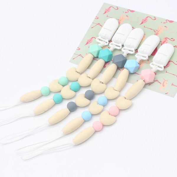 pacifiers# 2021 wooden beads chain baby pacifier chains infant safe silicone clip nipple anti-dropping for chew toy
pacifiers# 2021 wooden beads chain baby pacifier chains infant safe silicone clip nipple anti-dropping for chew toy