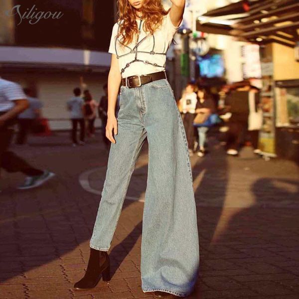 women's pants & capris ailigou summer irregular denim wide leg high waist slim jeans feminine fashion clothes streetwear 2021, Black;white
women's pants & capris ailigou summer irregular denim wide leg high waist slim jeans feminine fashion clothes streetwear 2021, Black;white