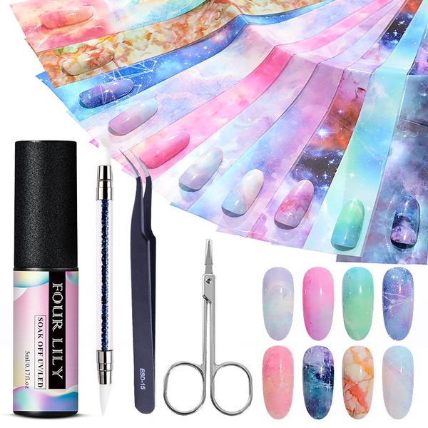 nail gel four lily 5ml foil adhesive glue set diy starry sky transfer art decal slider manicure, Red;pink
nail gel four lily 5ml foil adhesive glue set diy starry sky transfer art decal slider manicure, Red;pink