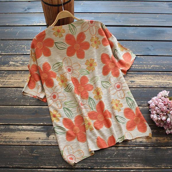 summer korean style commuter short sleeve ladies t-shirt round neck flower print loose knitted vintage simple tee women's jzxt, Black
summer korean style commuter short sleeve ladies t-shirt round neck flower print loose knitted vintage simple tee women's jzxt, Black