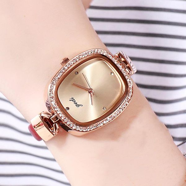 wristwatches creative personality belt table circular female simple wild student wrist watch women watches 2021, Slivery;brown
wristwatches creative personality belt table circular female simple wild student wrist watch women watches 2021, Slivery;brown