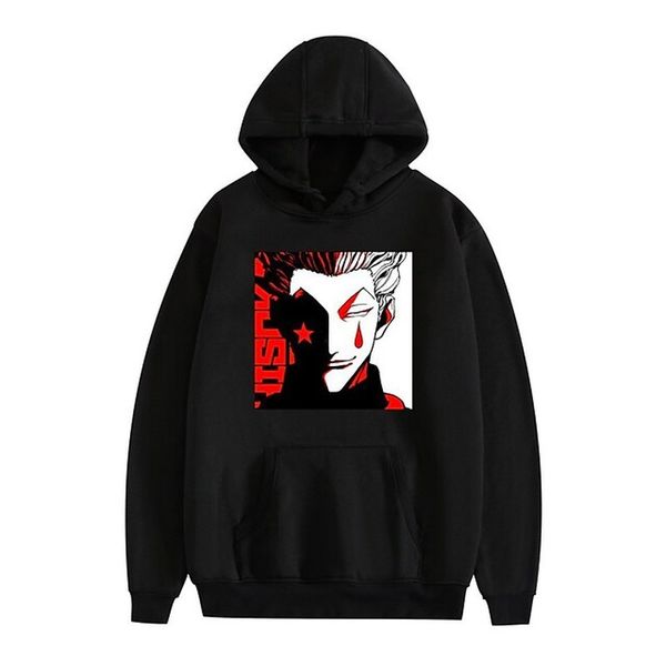 classic anime print print loose men's printing cover visual special round collee sweater loose series, Black
classic anime print print loose men's printing cover visual special round collee sweater loose series, Black