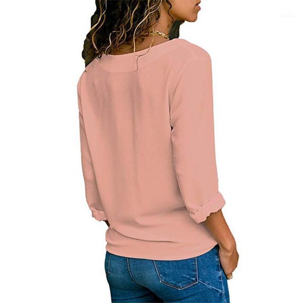 women autumn chiffon shirts v neck long sleeves pullover loose casual blouse 88 women's blouses &, White
women autumn chiffon shirts v neck long sleeves pullover loose casual blouse 88 women's blouses &, White