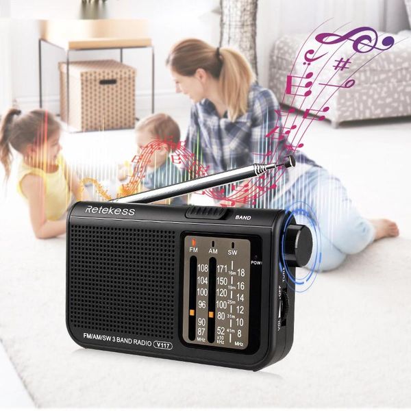 radio v117 analog am fm transistor shortwave powered by battery with large knobs ideal for indoor and senior
radio v117 analog am fm transistor shortwave powered by battery with large knobs ideal for indoor and senior