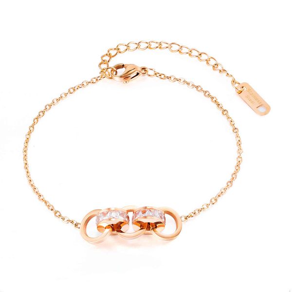 hand catenary japan and south korea's popular ring ornaments creative fashion interlocking titanium steel bracelet women's niche, Golden;silver
hand catenary japan and south korea's popular ring ornaments creative fashion interlocking titanium steel bracelet women's niche, Golden;silver