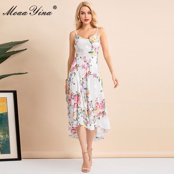 fashion designer summer vacation dress women's spaghetti strap floral-print slim asymmetrical midi vestidos 210524, Black;gray
fashion designer summer vacation dress women's spaghetti strap floral-print slim asymmetrical midi vestidos 210524, Black;gray