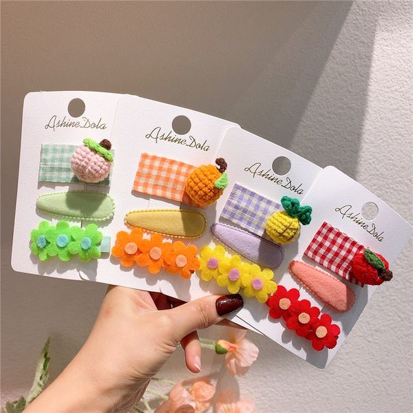 3 pcs autumn and winter new fashion sweet girl baby plush flower hairpin children's woolen fruit plaid fabric bb clipheaddress, Slivery;white
3 pcs autumn and winter new fashion sweet girl baby plush flower hairpin children's woolen fruit plaid fabric bb clipheaddress, Slivery;white