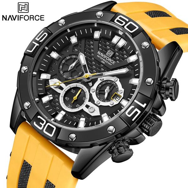 wristwatches naviforce men watch fashion waterproof sport mens watches silicone chronograph quartz wrist male clock, Slivery;brown
wristwatches naviforce men watch fashion waterproof sport mens watches silicone chronograph quartz wrist male clock, Slivery;brown