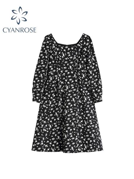 casual dresses fashion vintage floral dress women french style elegant sweet print square collar chic long sleeve a-line frocks autumn, Black;gray
casual dresses fashion vintage floral dress women french style elegant sweet print square collar chic long sleeve a-line frocks autumn, Black;gray