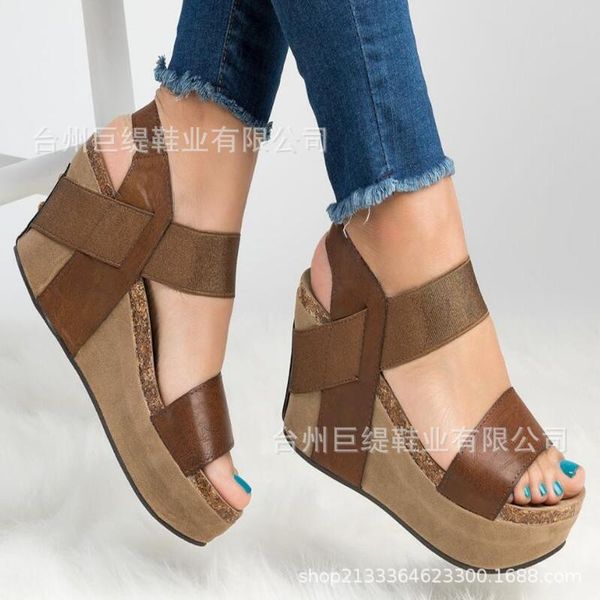 sandals women pu buckle strap 8cm wedges high heels round toe shallow shoes sandalias mujer 2021 size 35-42 black
sandals women pu buckle strap 8cm wedges high heels round toe shallow shoes sandalias mujer 2021 size 35-42 black