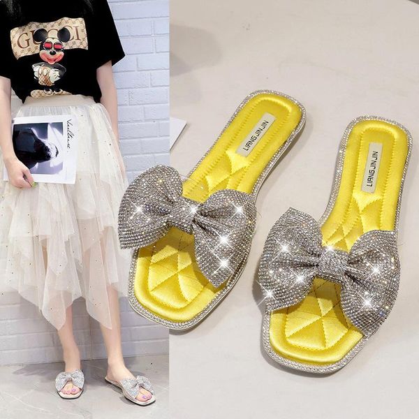 slippers women summer ins girl's all-match fashion bow rhinestone flat for shoes 2021 jelly, Black
slippers women summer ins girl's all-match fashion bow rhinestone flat for shoes 2021 jelly, Black
