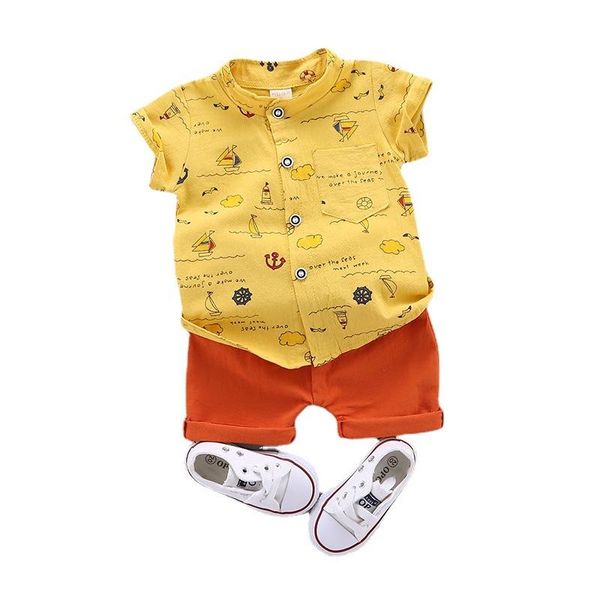 clothing sets fashion baby boys suit summer kids girls cartoon sailboat t-shirt+shorts 2pcs infant suits casual clothes, White
clothing sets fashion baby boys suit summer kids girls cartoon sailboat t-shirt+shorts 2pcs infant suits casual clothes, White