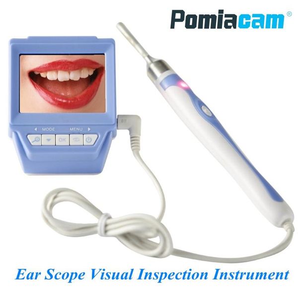 cameras 66b 3.9mm lens otoscope ear nose scope 2.4" tft lcd recordable oral cavity tester visual inspection instrument
cameras 66b 3.9mm lens otoscope ear nose scope 2.4" tft lcd recordable oral cavity tester visual inspection instrument