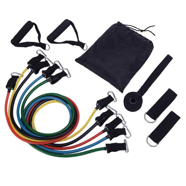 11piece set gym fitness equipments workout resistance bands latex exercise pilates tubes pull rope expanders training home use
11piece set gym fitness equipments workout resistance bands latex exercise pilates tubes pull rope expanders training home use