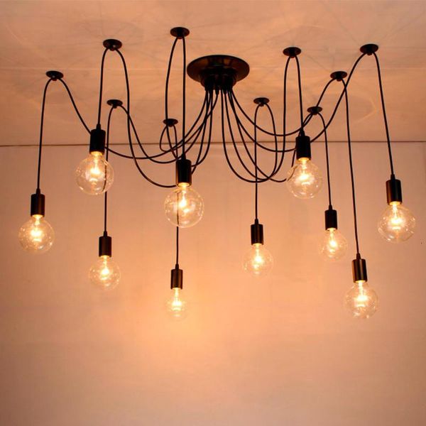 pendant lamps modern spider black loft lamp vintage industrial led 6/8/10 heads e27 hanging lights for living room restaurants kitchen
pendant lamps modern spider black loft lamp vintage industrial led 6/8/10 heads e27 hanging lights for living room restaurants kitchen
