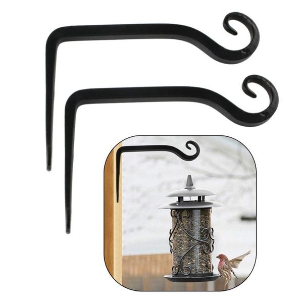 hooks & rails 2pcs professional wrought iron metal wall-mounted hanging lantern holder basket bracket balcony home bird feeding plant flower
hooks & rails 2pcs professional wrought iron metal wall-mounted hanging lantern holder basket bracket balcony home bird feeding plant flower