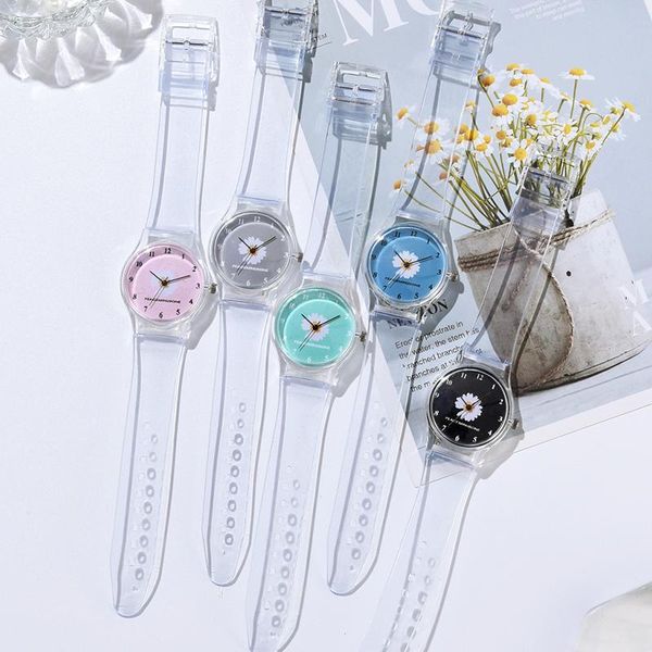 wristwatches cartoon flower watch transparent student jelly cute girl women silicone quartz with braided bracelet ll@17, Slivery;brown
wristwatches cartoon flower watch transparent student jelly cute girl women silicone quartz with braided bracelet ll@17, Slivery;brown