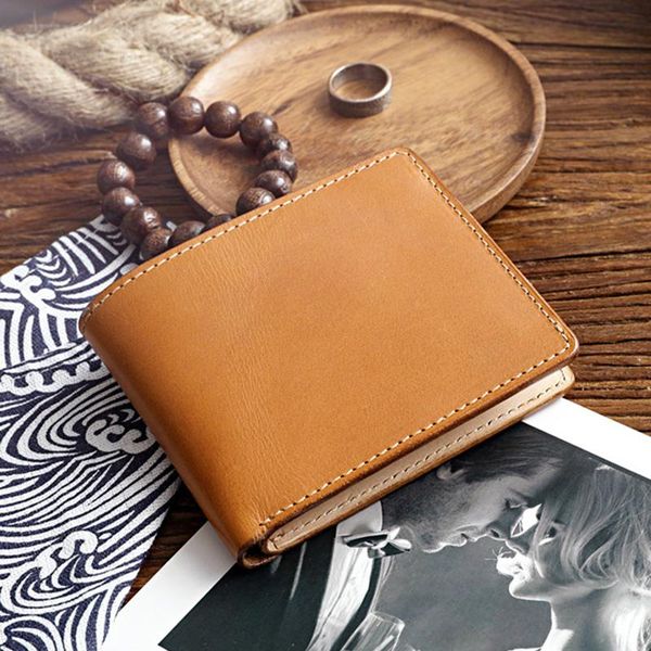 wallets vegetable tanned leather short wallet full grain card holder handmade cowhide purse, Red;black
wallets vegetable tanned leather short wallet full grain card holder handmade cowhide purse, Red;black