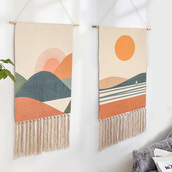 handmade tapestry home decor macrame wall hanging tapestry cotton tassel woven l bohemian art background cloth tapestry
handmade tapestry home decor macrame wall hanging tapestry cotton tassel woven l bohemian art background cloth tapestry