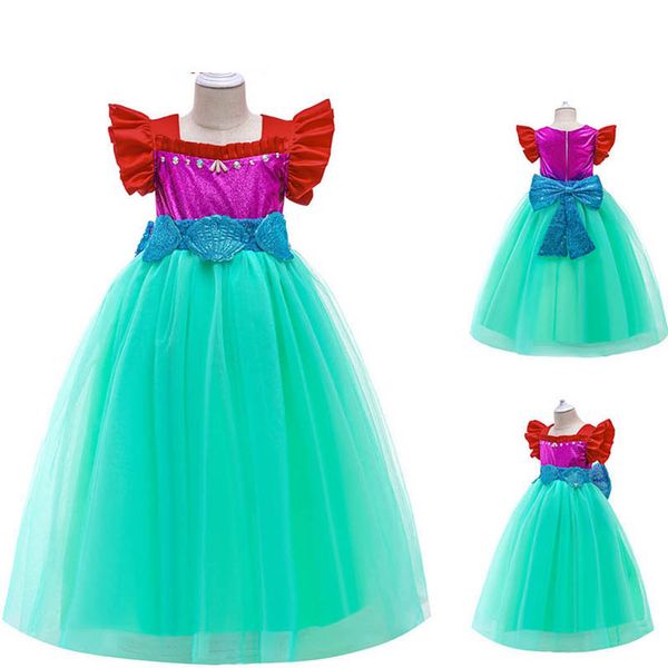 girls dresses kids clothes children wear princess bows mesh pettiskirt long sequin birthday party short sleeve formal dress b7238, Red;yellow
girls dresses kids clothes children wear princess bows mesh pettiskirt long sequin birthday party short sleeve formal dress b7238, Red;yellow