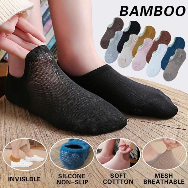 pair women bamboo fiber invisible socks breathable silicone non-slip short mesh casual summer thin ankle sokken & hosiery, Black;white
pair women bamboo fiber invisible socks breathable silicone non-slip short mesh casual summer thin ankle sokken & hosiery, Black;white