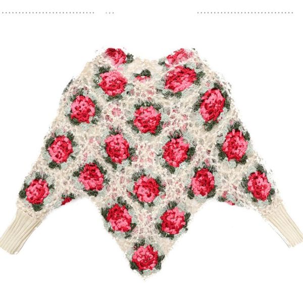 korean women long sleeve pullovers sweaters lady flower crochet sweater women's, White;black
korean women long sleeve pullovers sweaters lady flower crochet sweater women's, White;black
