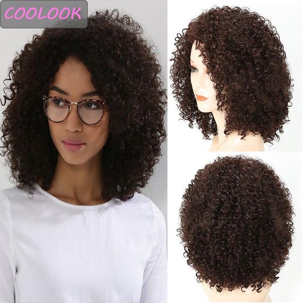 synthetic wigs brown afro kinky curly wig middle part 14''african american short for women naural fibre deep, Black
synthetic wigs brown afro kinky curly wig middle part 14''african american short for women naural fibre deep, Black