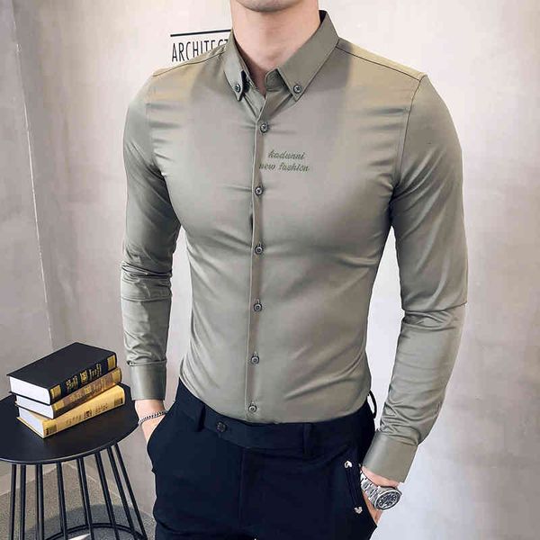 men's polos solid color mens shirts business formal social casual slim fit long sleeve blouse homme 6psx, White;black
men's polos solid color mens shirts business formal social casual slim fit long sleeve blouse homme 6psx, White;black