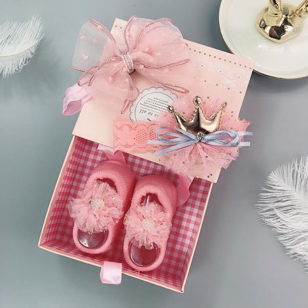 socks infant born baby girls 3pcs/set slipper headband gift box foot lace crown hair band accessories po props, Pink;yellow
socks infant born baby girls 3pcs/set slipper headband gift box foot lace crown hair band accessories po props, Pink;yellow